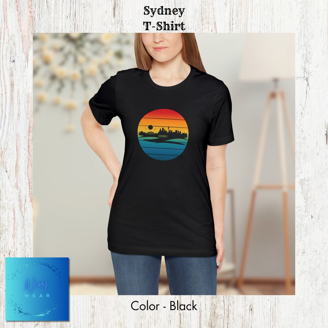 Sydney Tshirt Vintage Inspired Sydney Tshirt Sydney Tee Etsy