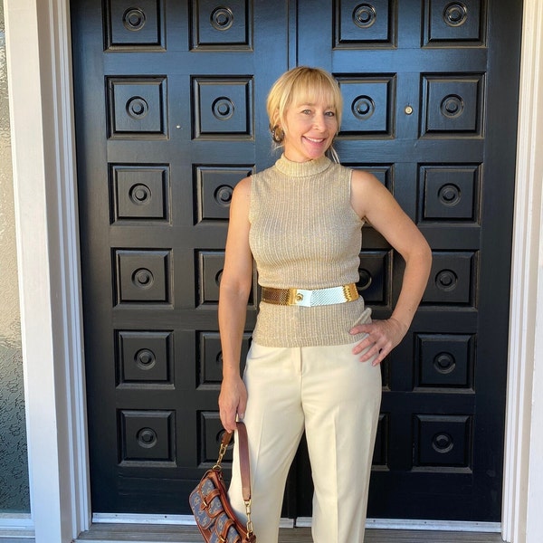 Gold Turtleneck Etsy