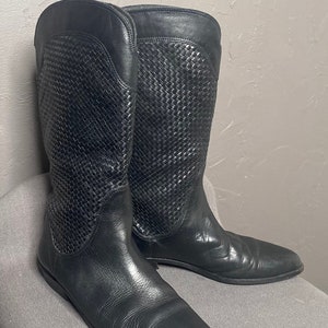 Liz claiborne black hot sale boots