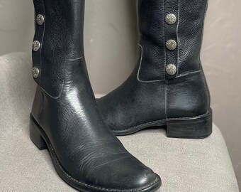 Black Mid Calf boots from Nicole size 7.5