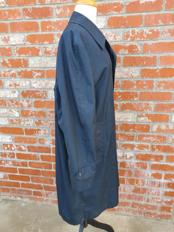 Mens XL Overcoat Gleneagles American Traveler Blu… - image 3