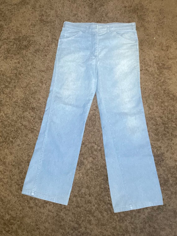 1970's Vintage Dad Jeans Light Blue Vintage Grand… - image 6