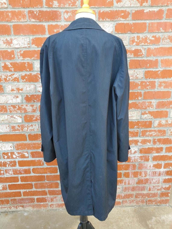 Mens XL Overcoat Gleneagles American Traveler Blu… - image 4