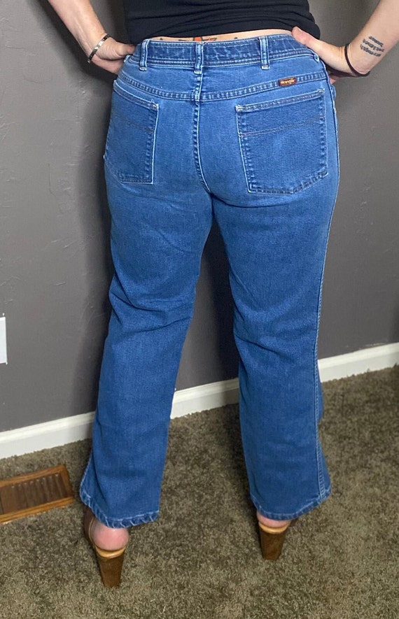 80s Wrangler Jeans 34x28 Jeans Dad jeans Vintage Gran… - Gem