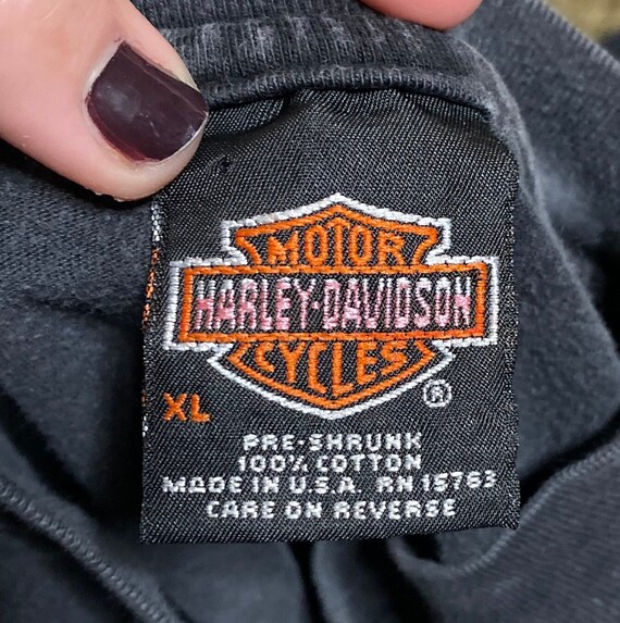 Vintage Y2K Harley Davidson Hollister T-Shirt XL - image 7