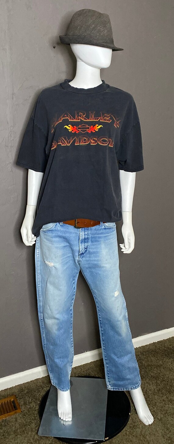 Vintage Y2K Harley Davidson Hollister T-Shirt XL - image 9
