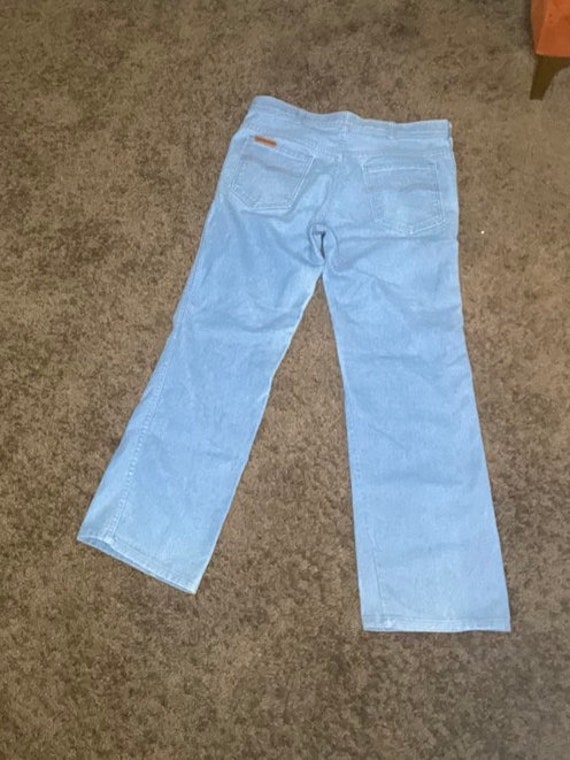 1970's Vintage Dad Jeans Light Blue Vintage Grand… - image 7