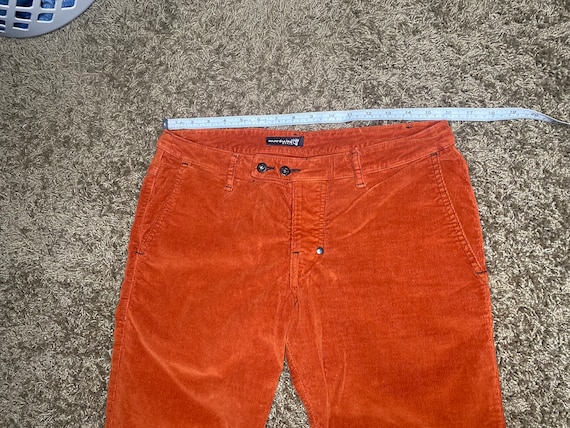 RUFSKIN Y2K Rusty Orange Corduroy Pants Lo-Rise B… - image 7