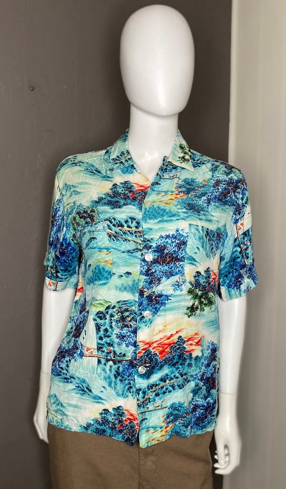 1950’s Vintage Hawaiian Shirt from Penny’s size Sm