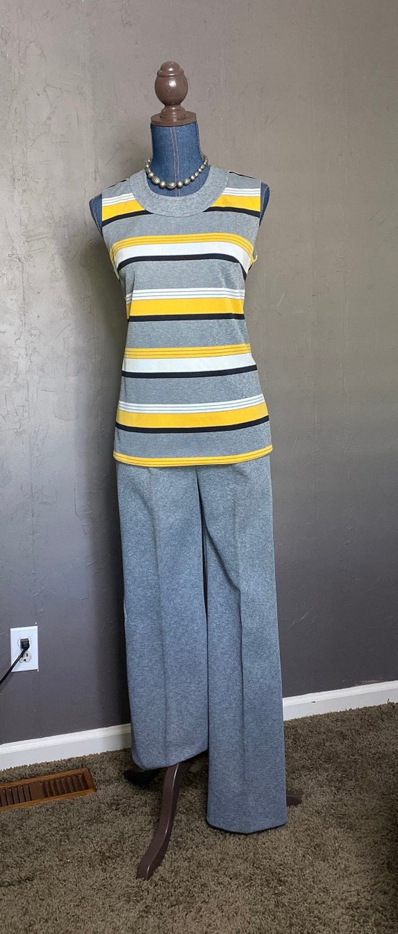 1960s Top and Pants Set by Pykettes Deadstock New 