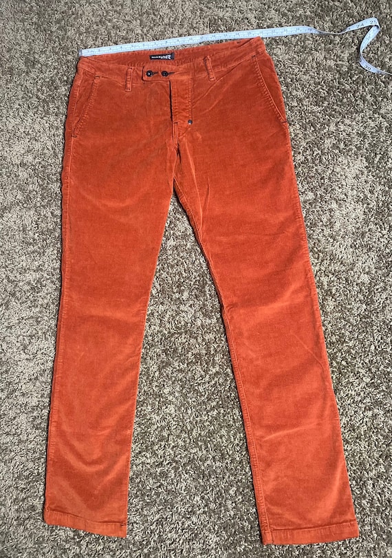 RUFSKIN Y2K Rusty Orange Corduroy Pants Lo-Rise B… - image 4