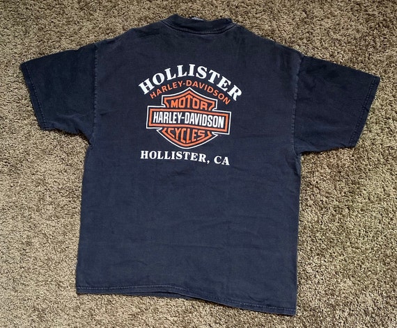 Vintage Y2K Harley Davidson Hollister T-Shirt XL - image 4