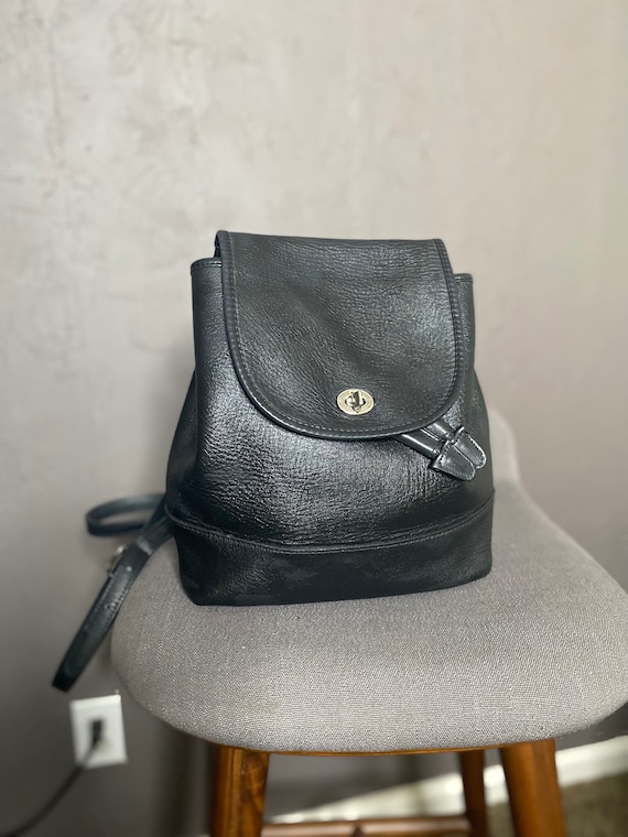 coach vintage leather backpack Gem