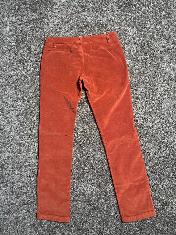 RUFSKIN Y2K Rusty Orange Corduroy Pants Lo-Rise B… - image 5