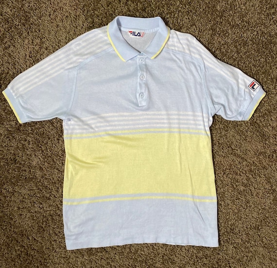 1980’s Pastel Knit Polo from FILA size 40 made in… - image 7