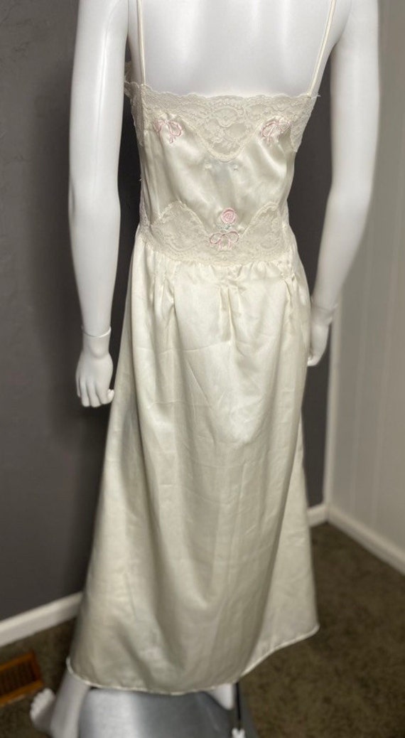 1980's Long Embroidered Slip Dress from Laura Ada… - image 8