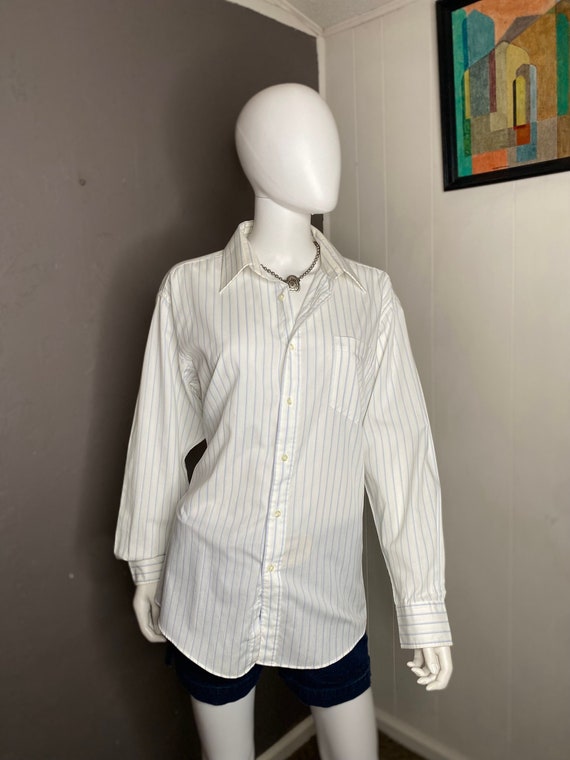 1980's Striped Button Down Shirt from YSL