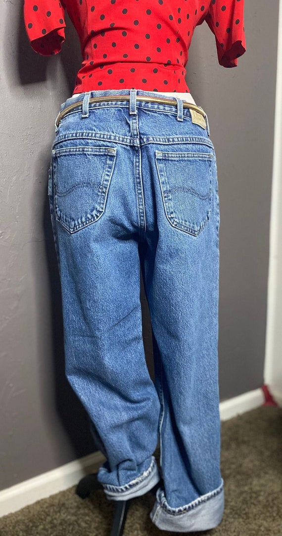 1990's Lee Jeans  Broken In Denim Distressed Boyfr