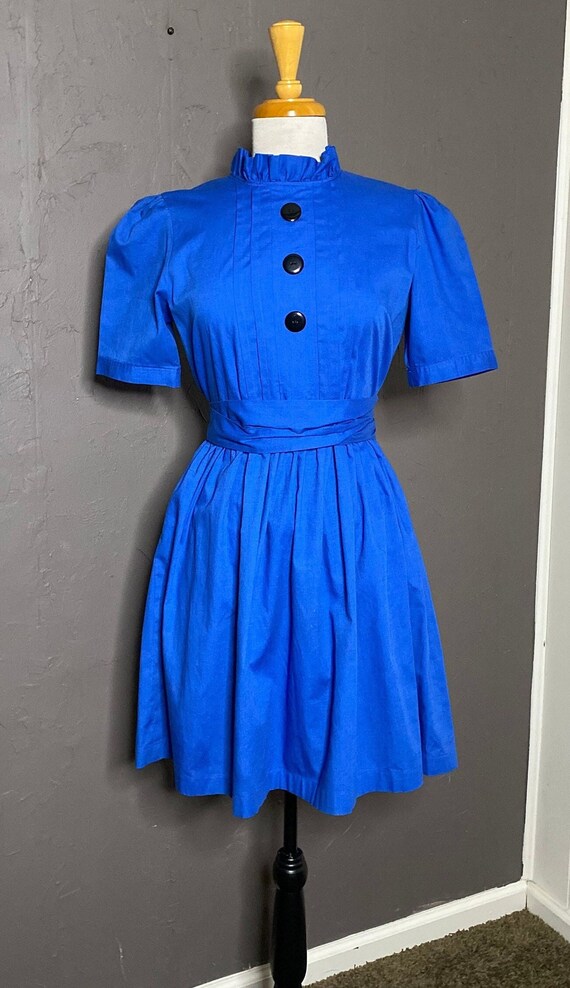 Magnolia Baby Vintage Blue Bird Dress Set
