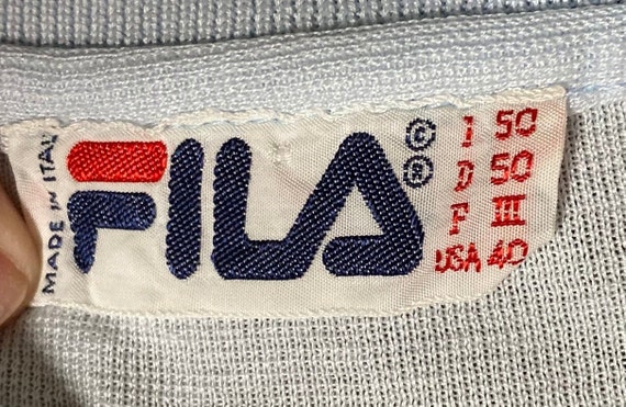 1980’s Pastel Knit Polo from FILA size 40 made in… - image 9