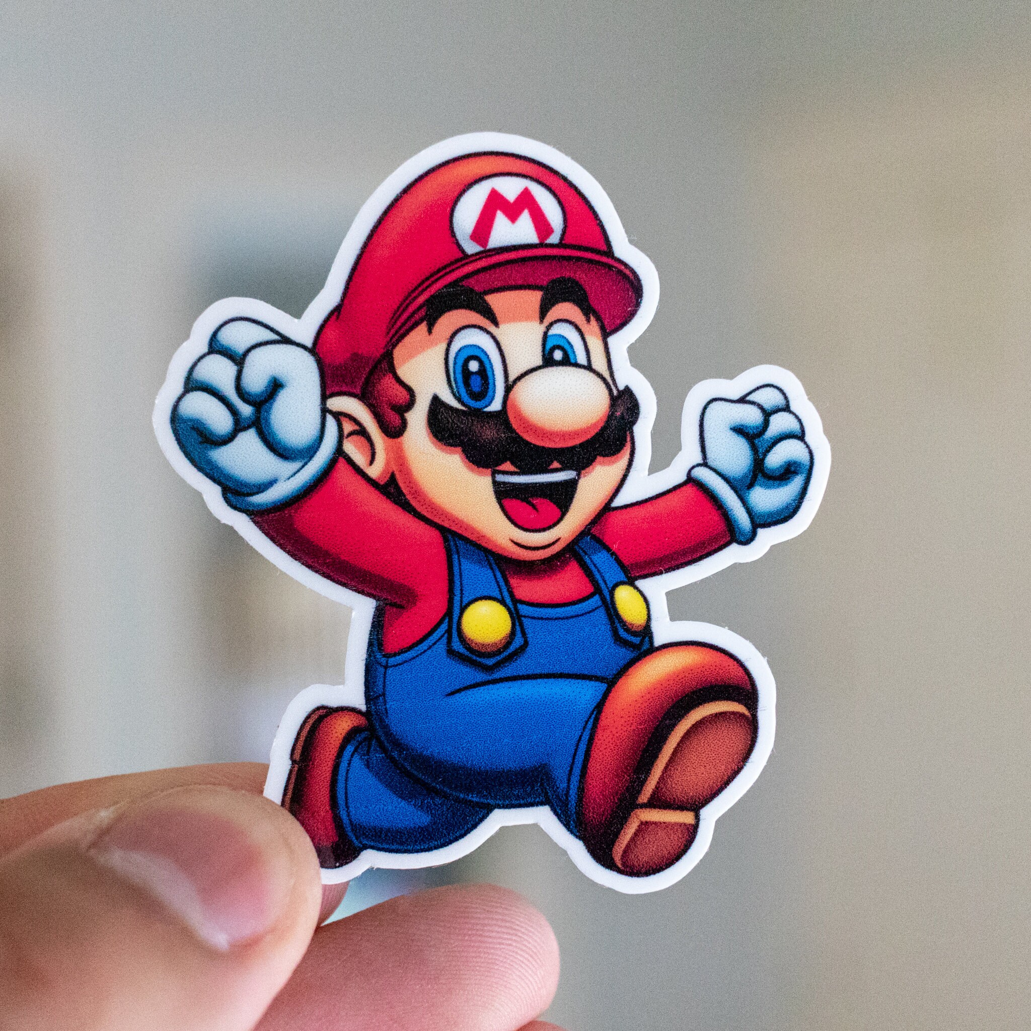 Super Mario Sticker High Quality Waterproof Sticker Vinyl Sticker for