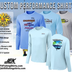 Custom UPF50 Sun and fishing Shirt