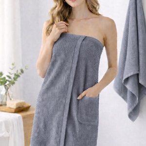 Towel Wrap Dress - Etsy