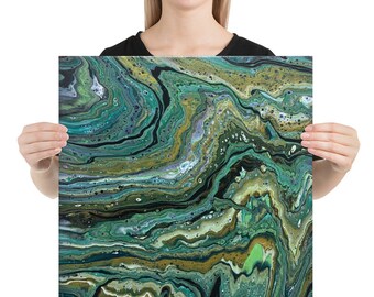 Emerald Purger - Light Code Painting (Poster)