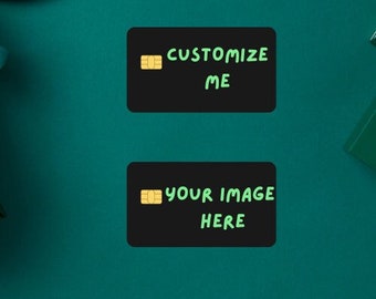 Matte Custom Credit Card Skin, Customized Credit Card Sticker, Credit Card Decal, Credit Card Skin, Debit Card Sticker, Credit Protector