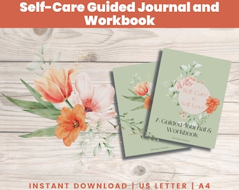 Self-Care Workbook, Self-Care Journal for Women, Self-Care Planner, Mood Tracker, Guided Journal