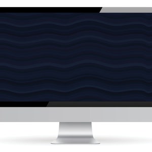 MINIMALISTISCHE DIGITALE TAPETE | Laptop, Desktop Hintergrund | Digitaler Download | 2 Farbvariationen | KünstlerIllustration