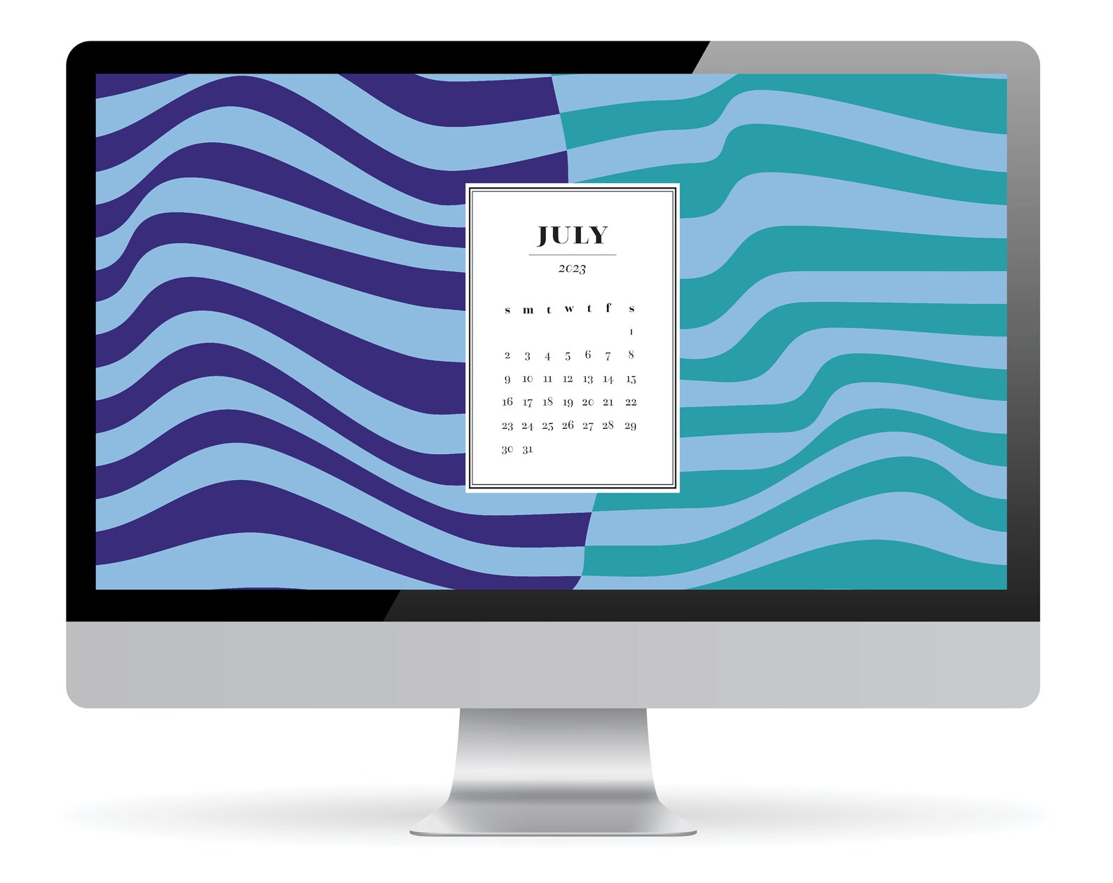 2023 digital calendar wallpaper laptop background desktop etsy
