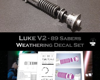 Weathering Aufkleber für - Luke V2 - 89Sabers
