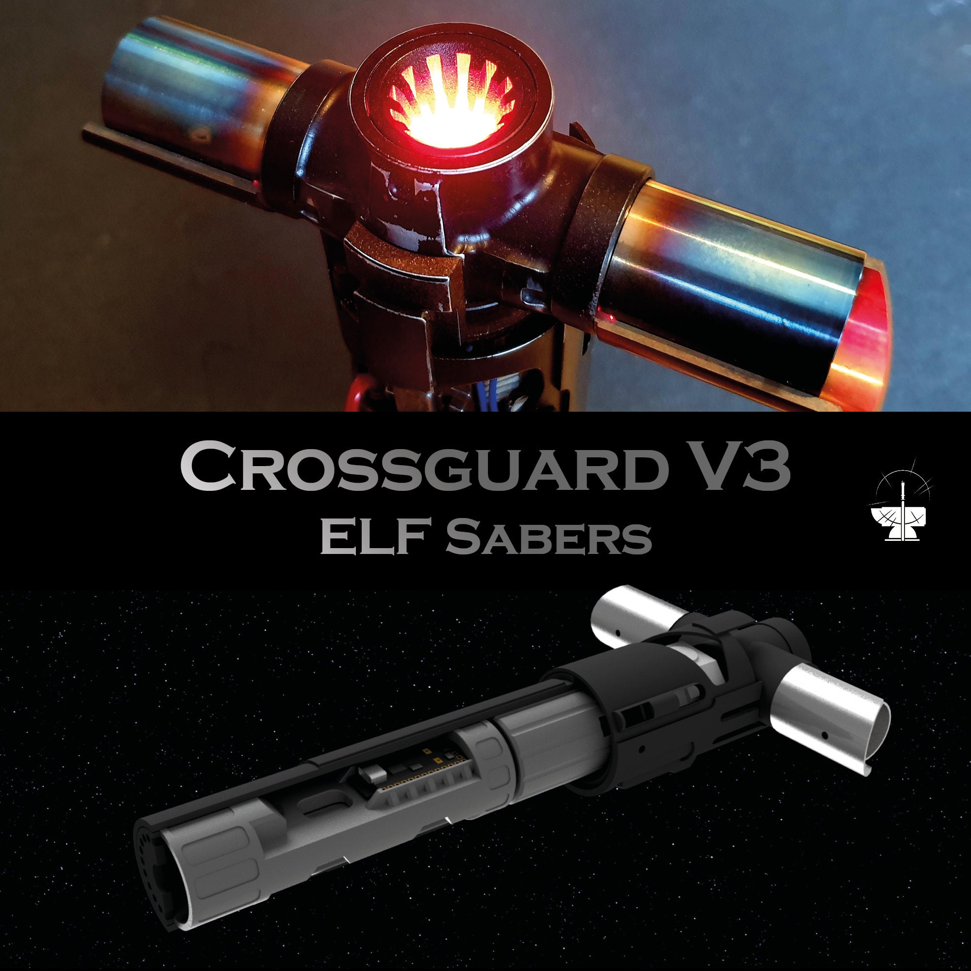 Crossguard lightsaber - Etsy 日本