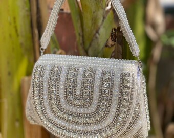 White Pearl Clutch