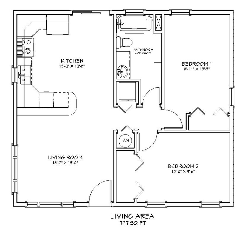 30 X 30 2 Story Floor Plans - Etsy New Zealand