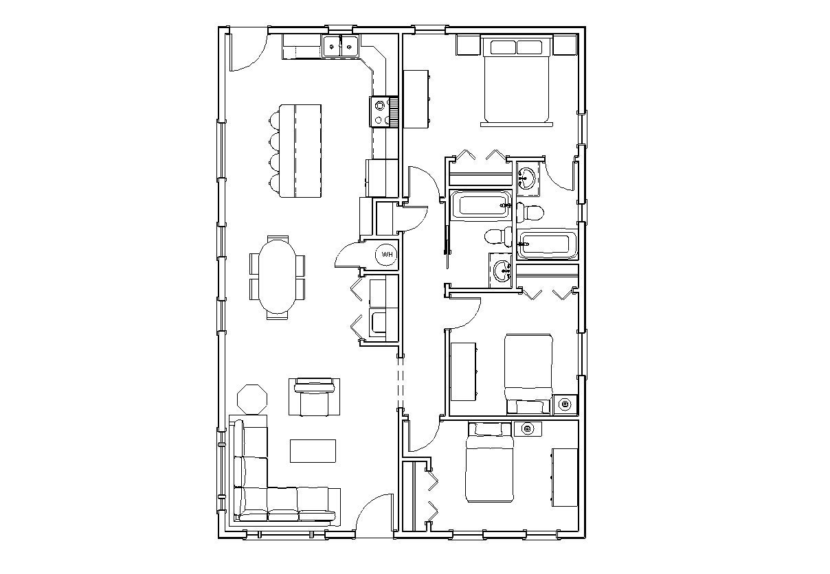 Mini-maison de 200 pieds carrés avec extérieur en cèdre à vendre pour 40