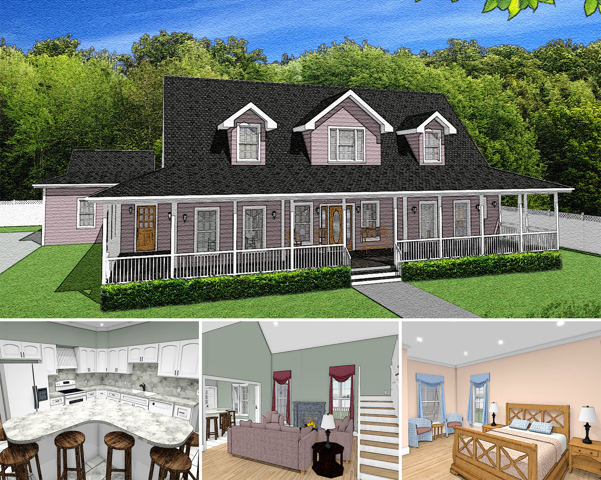Wrap Around Porch Country House Plans Top View 21 Best Wrap Around