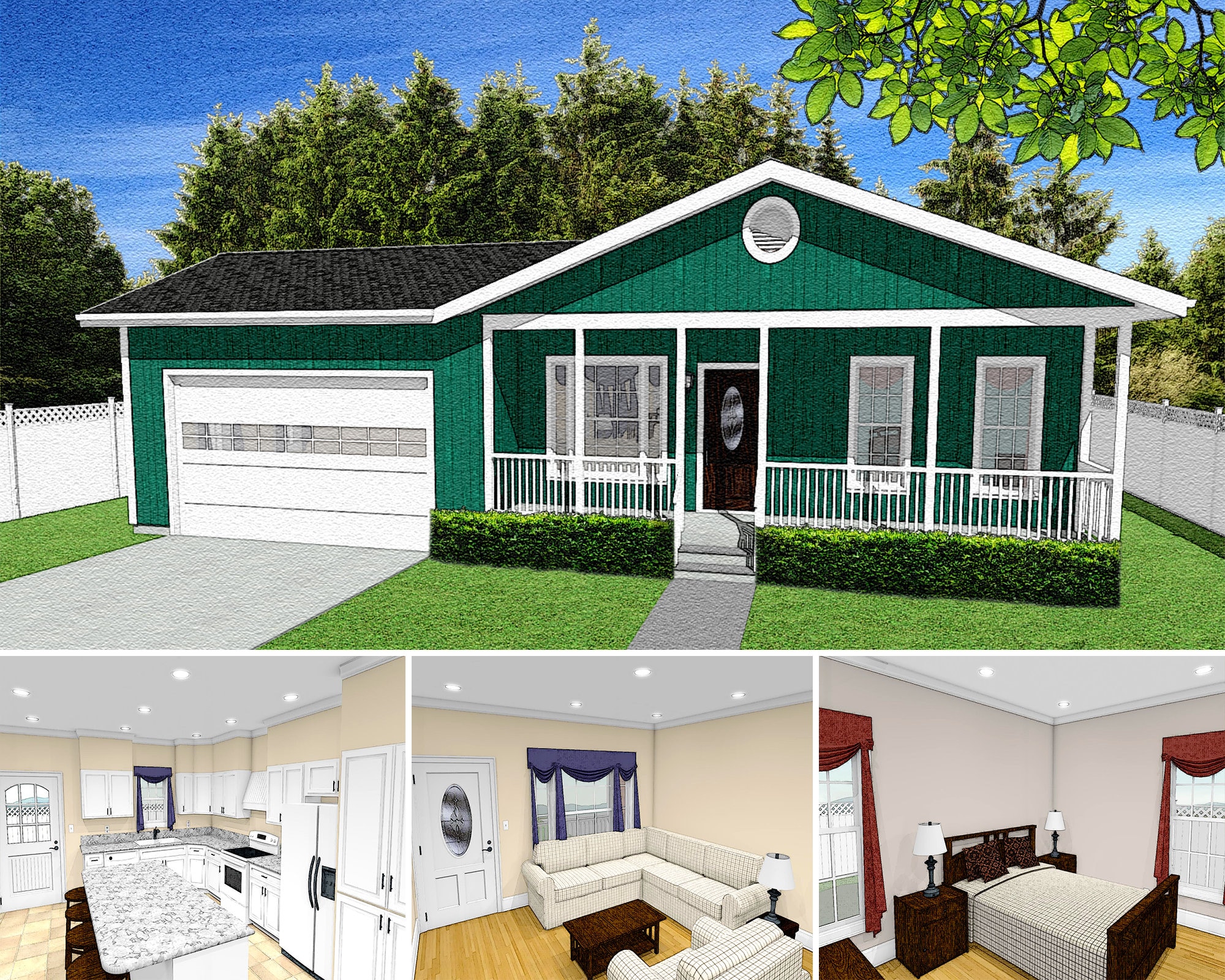 Ranch Style House Plans 1200 Sq Ft Open Floor Plan With