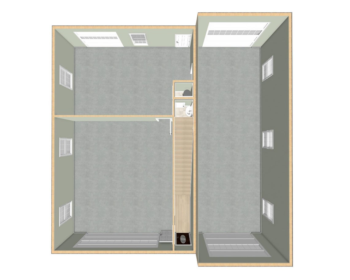 2 Bedroom Garage Apartment House Plans RV Bus Big Rig Garage - Etsy