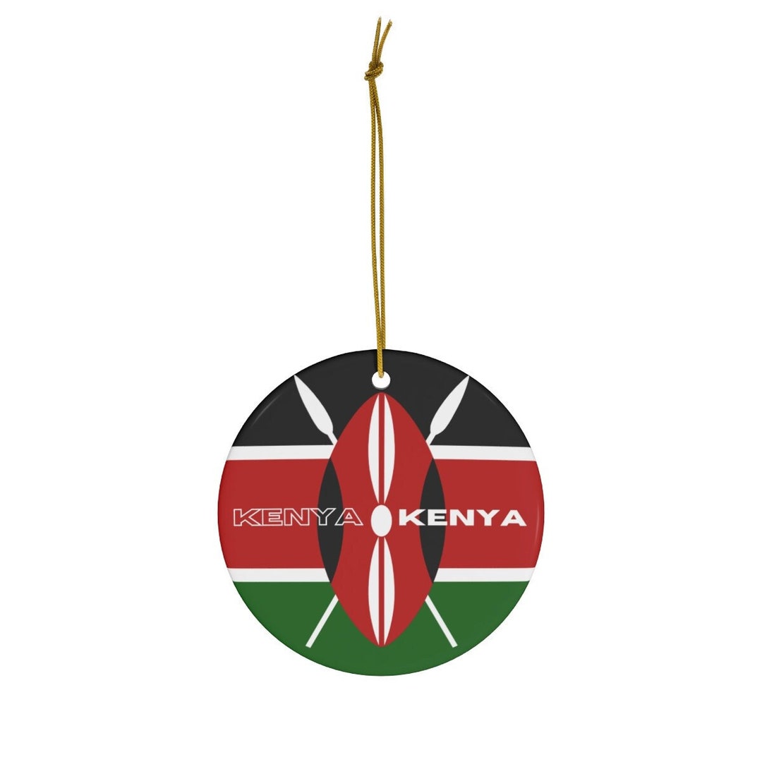 African Christmas Ornament Tree Decoration Kenya Gift Car Accessory