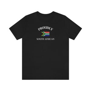 Unisex South Africa Flag Shirt - Flag T shirt - Proud South African - Tshirt - Gift for Valentines day / Birthday / Christmas