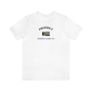 Unisex South Africa Flag Shirt - Flag T shirt - Proud South African - Tshirt - Gift for Valentines day / Birthday / Christmas