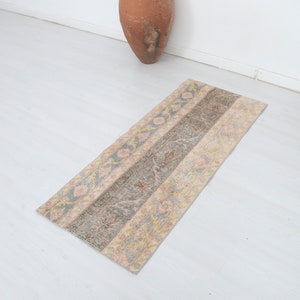 2x5 Oushak Rug, Home Decor Rug, Small Rug, Turkish Rug, 2x5 Rug,Anatolian Rug,2x5 Vintage Rug,Handwoven Rug,Home Rug,Boho Rug,Area Rug,8582