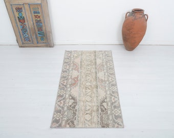 Alter Teppich 100x150, Türkei Teppich, Kleiner Teppich, Handgeknüpft, Vintage Teppich, Wollteppich, Handgeknüpfter Teppich, Vintage Teppich,16243