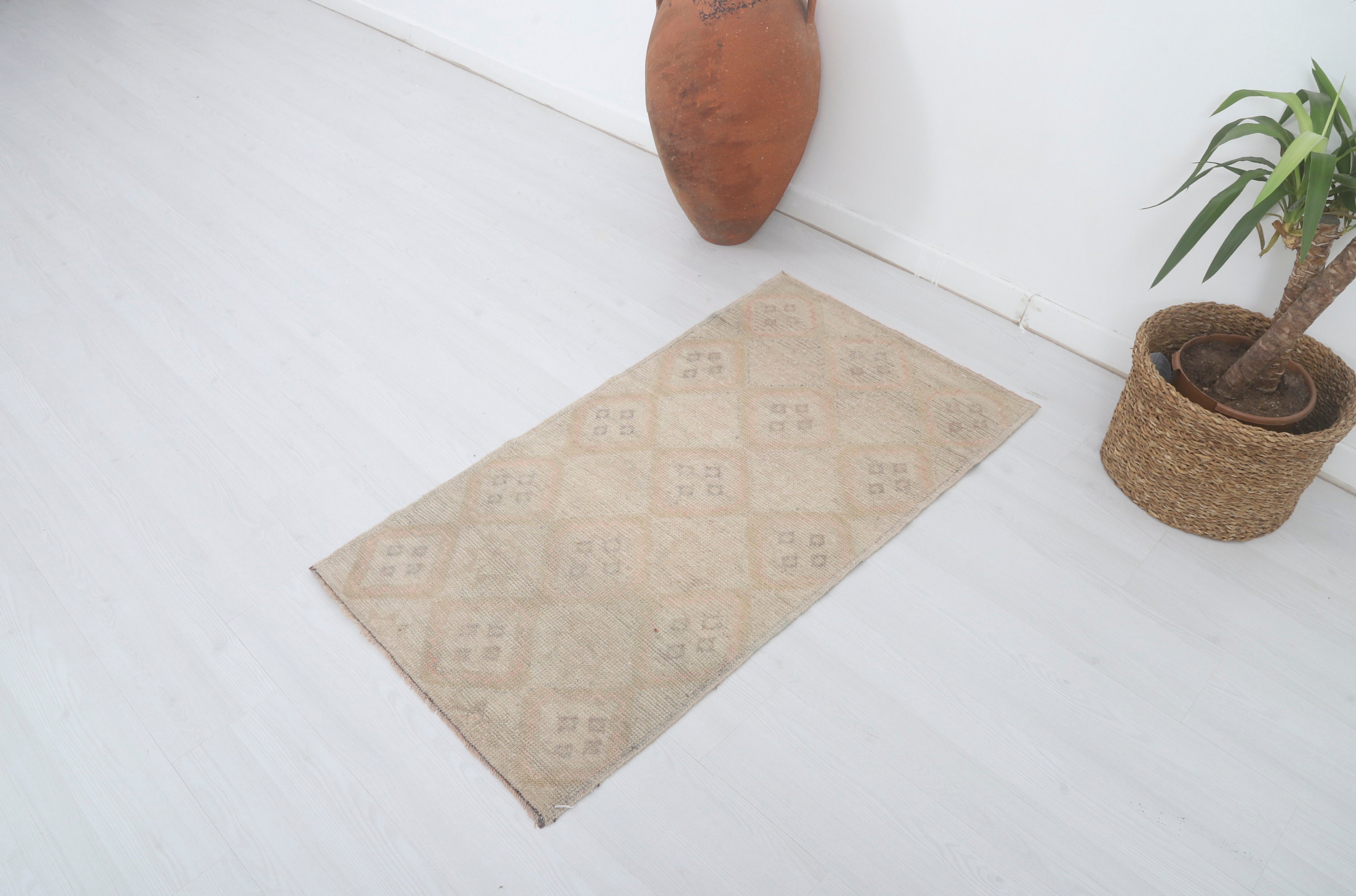 Small Rug 2x4 Oushak Rugrustic Rughandmade Rug Small Size Etsy