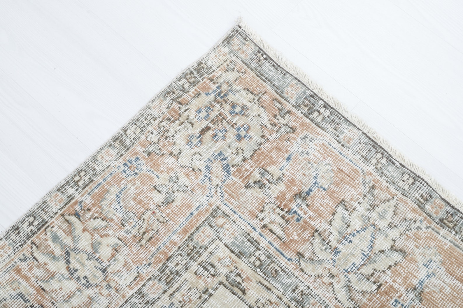 7x11 Contemporary Rug, 7x11 Turkish Rug, Hand-knotted Rug, 7x11 Natural ...