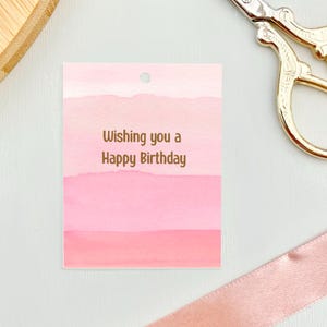 Étiquette-cadeau en vous souhaitant un joyeux anniversaire, petites cartes-cadeaux, cartes pour cadeaux, étiquette-cadeau d'anniversaire, cartes pour fleurs, cartes pour étiquettes-cadeaux