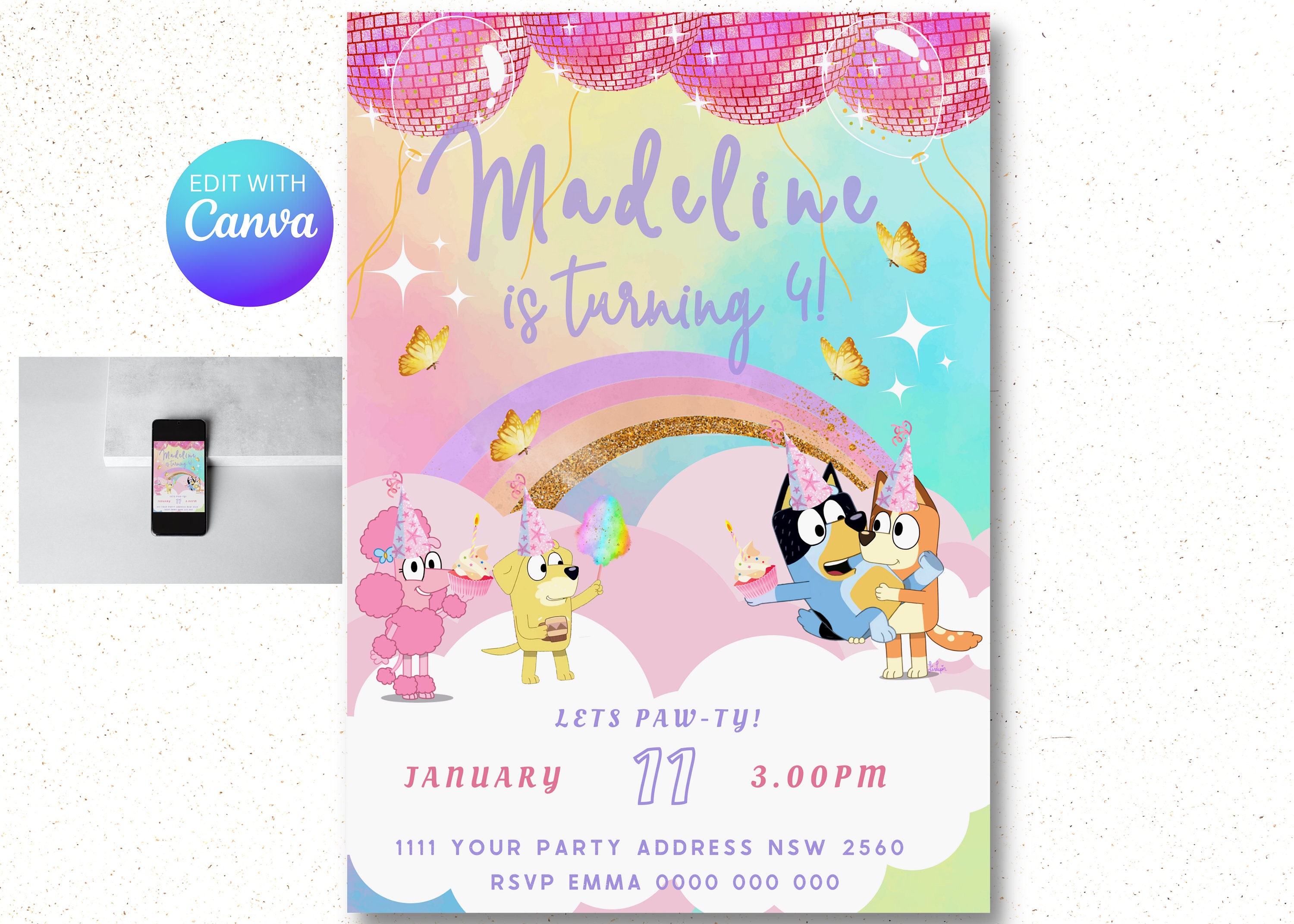Bluey Birthday Party - Etsy