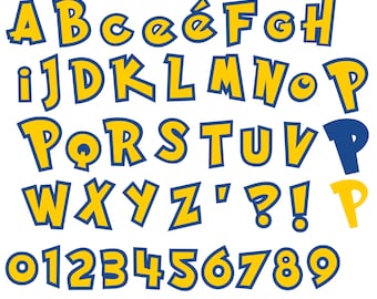 Birthday Bundle Svg, Anime Letters Svg Cricut Anime Font, Baby Font Svg Letters Layered Svg Anime Svg, Anime Cricut Baby Birthday Shirt Diy